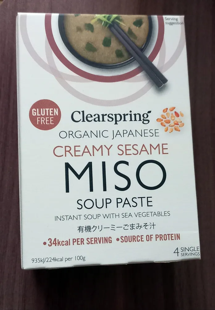 Creamy sesame miso soup paste