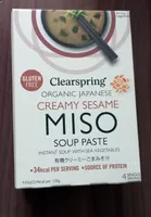 Creamy sesame miso soup paste