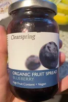 Organic blueberry spread
