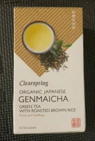 Organic Japanese Genmaicha Green Tea with Roasted Brown Rice