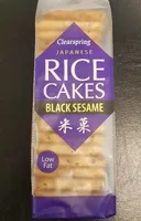 Japanese Rice Crackers - Balck Sesame