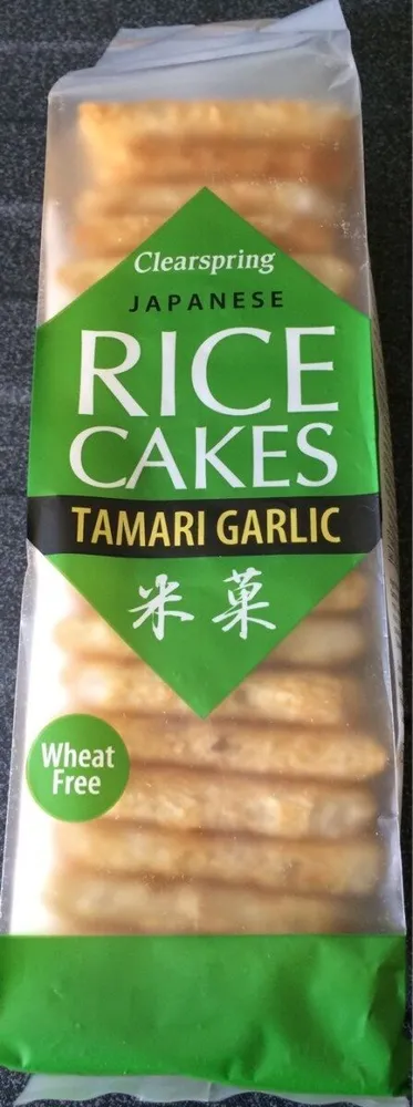 Clearspring Rice Cake 150G Tamari Garlic