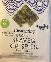 Black pepper toasted nori snack