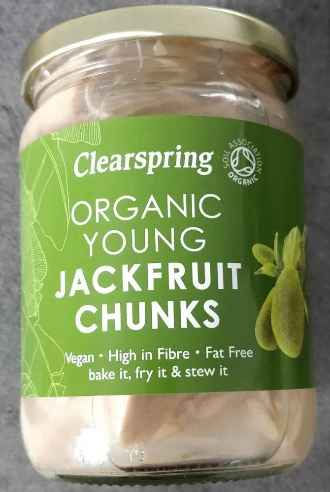 Organic young jackfruit chunks