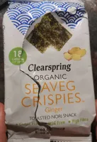 Organic seaveg Crispies (Ginger)