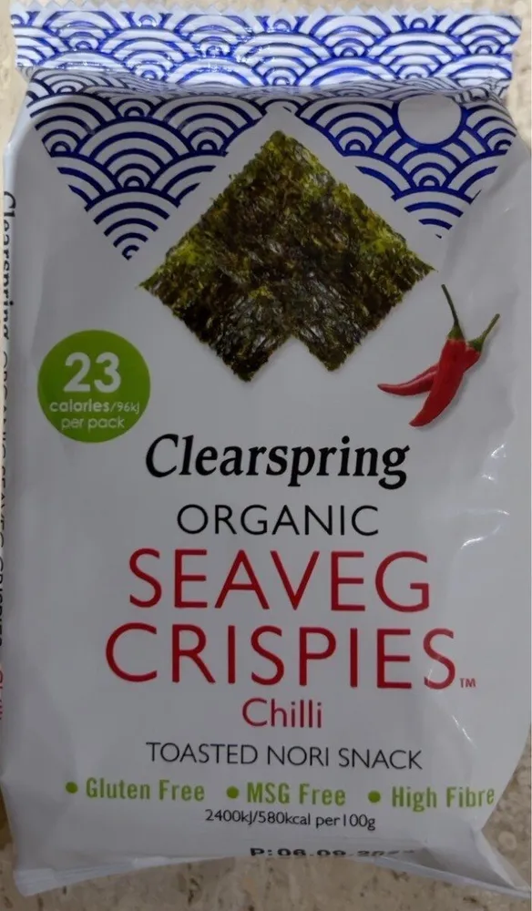 Organic Seaveg Crispies Chilli