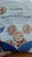 Brown rice chips