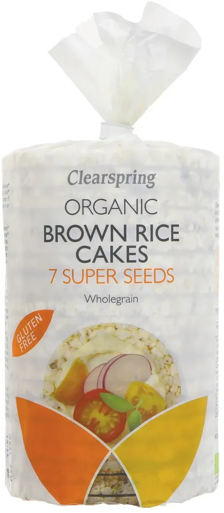 Organic Brown  Rice Cakes (7 Super Seeds)