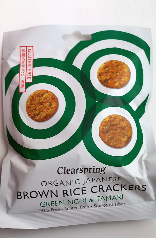 Brown Rice Crackers Green Nori & Tamari