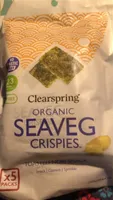 Clearspring organic seaveg crispies ginger