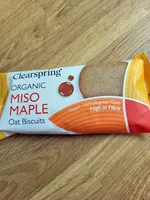 Miso maple oat biscuits
