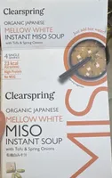 Organic Japanese Mellow White Miso Instant Soup with Tofu & Spring Onions