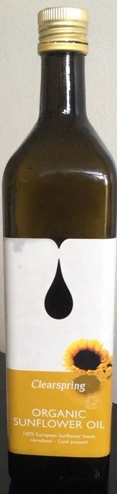 Organic sunflower oil