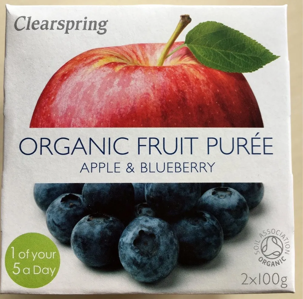 Organic Fruit Purée Apple & Blueberry