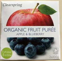 Organic Fruit Purée Apple & Blueberry