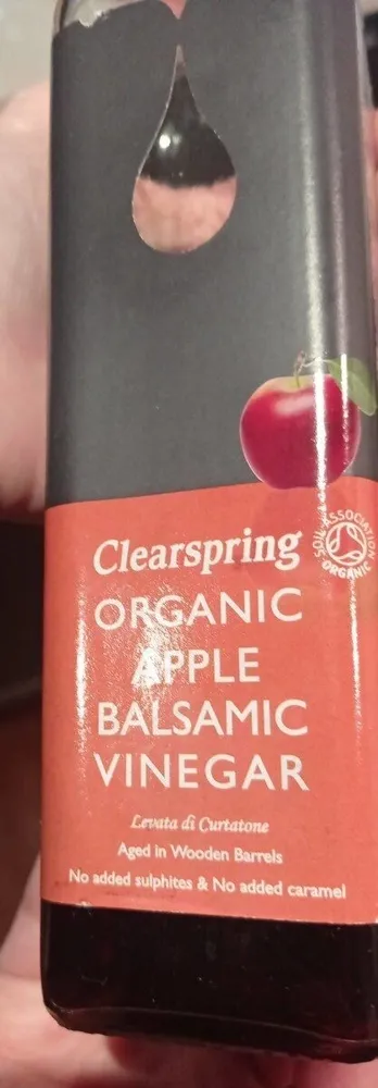 Organic vinagre balsámico de manzana ecológico