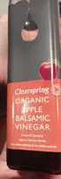 Organic vinagre balsámico de manzana ecológico