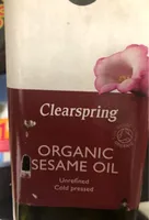 Organic sesame oil