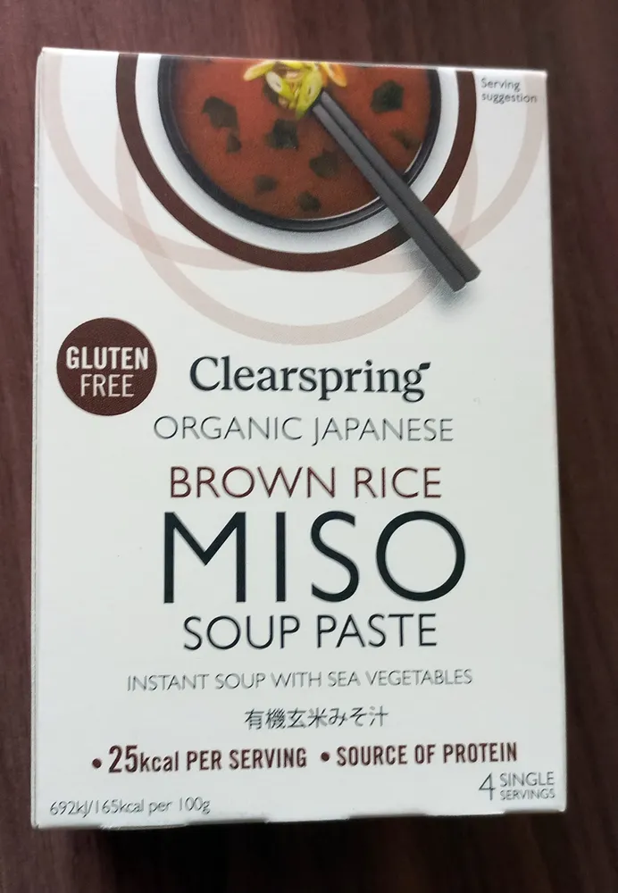 Brown rice miso soup paste