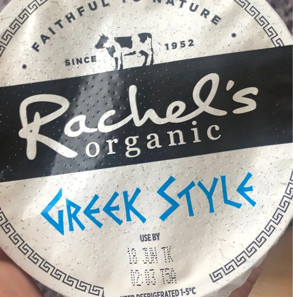 Rachel's Organic vanilla greek style yogurt
