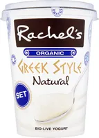 Organic Greek Style Set Natural Bio-Live Yogurt