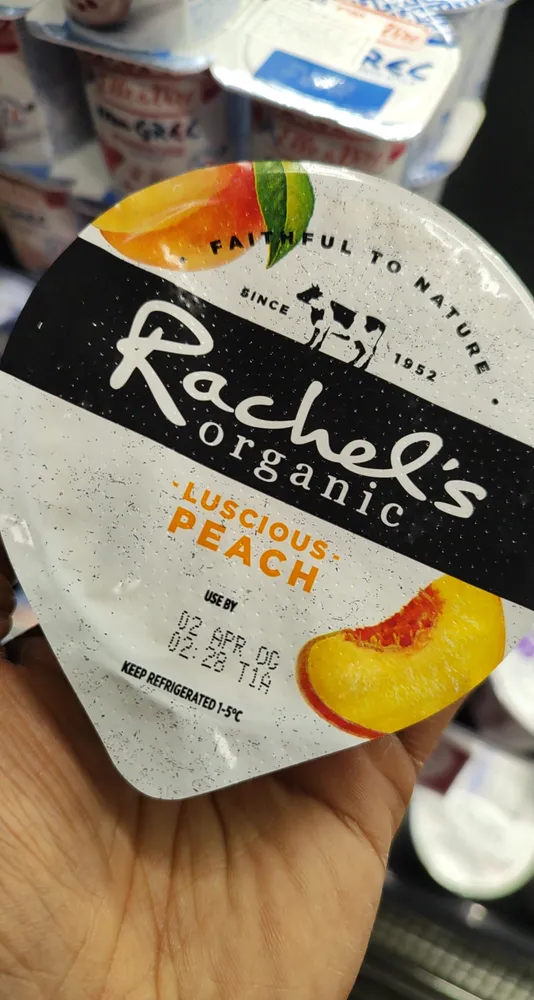 Organic Peach Bio Live Yogurt
