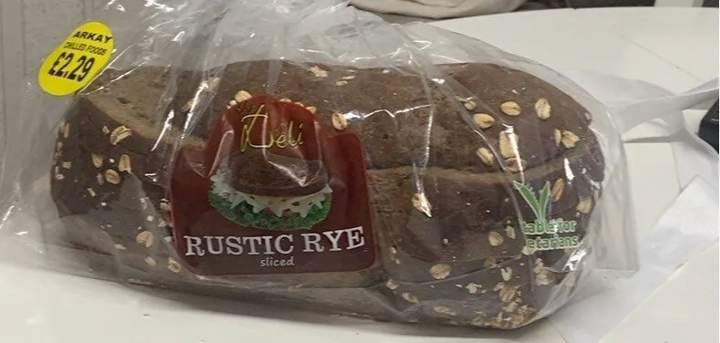 Rustic Silced Rye Bread
