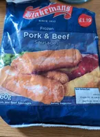 Pork & Beef Sausages