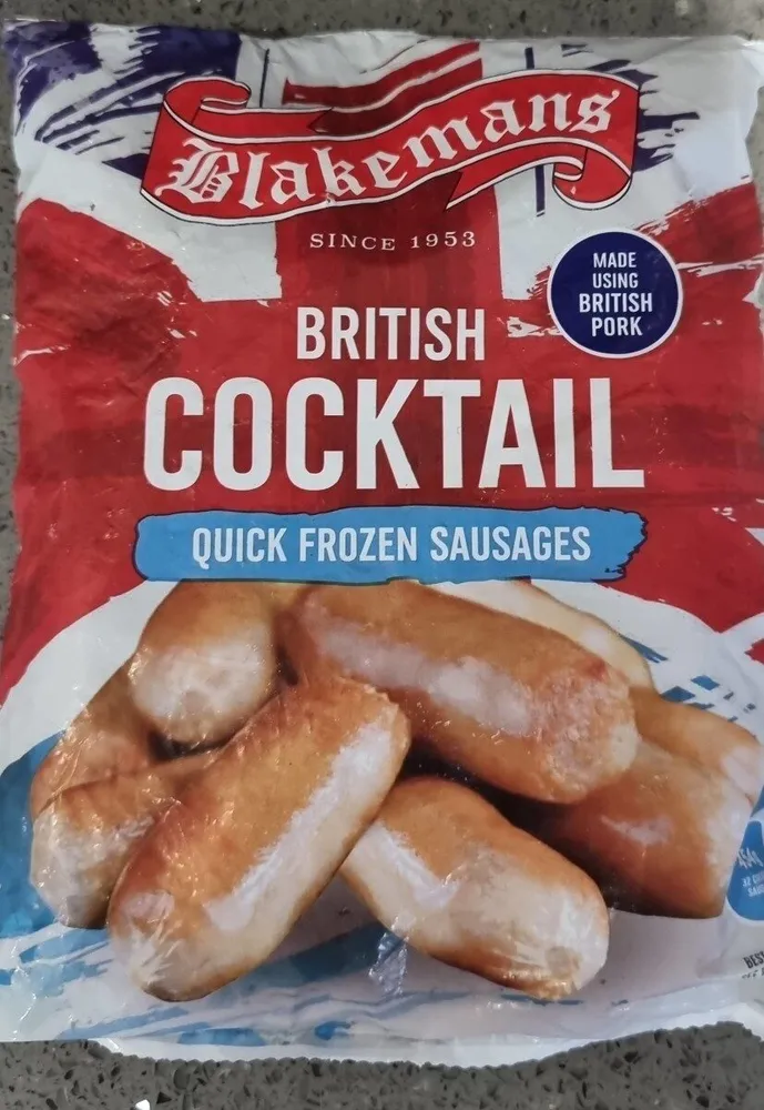 Frozen cocktail sausage