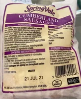 Cumberland sausages