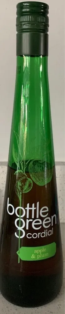 Bottle green cordial apple and plum