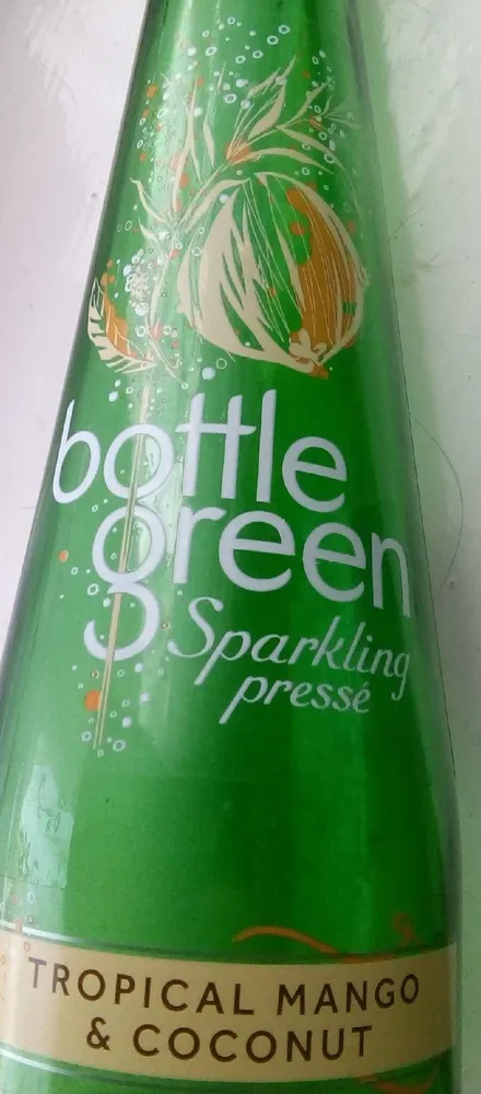 Bottle green tropical mango & coconut