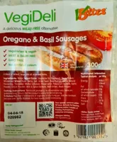 Vegi Deli Oregano And Basil - Disc Slow Seller