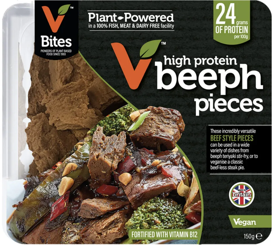 Vegan Plant-Based Meat Free Bistro Beef Chunks