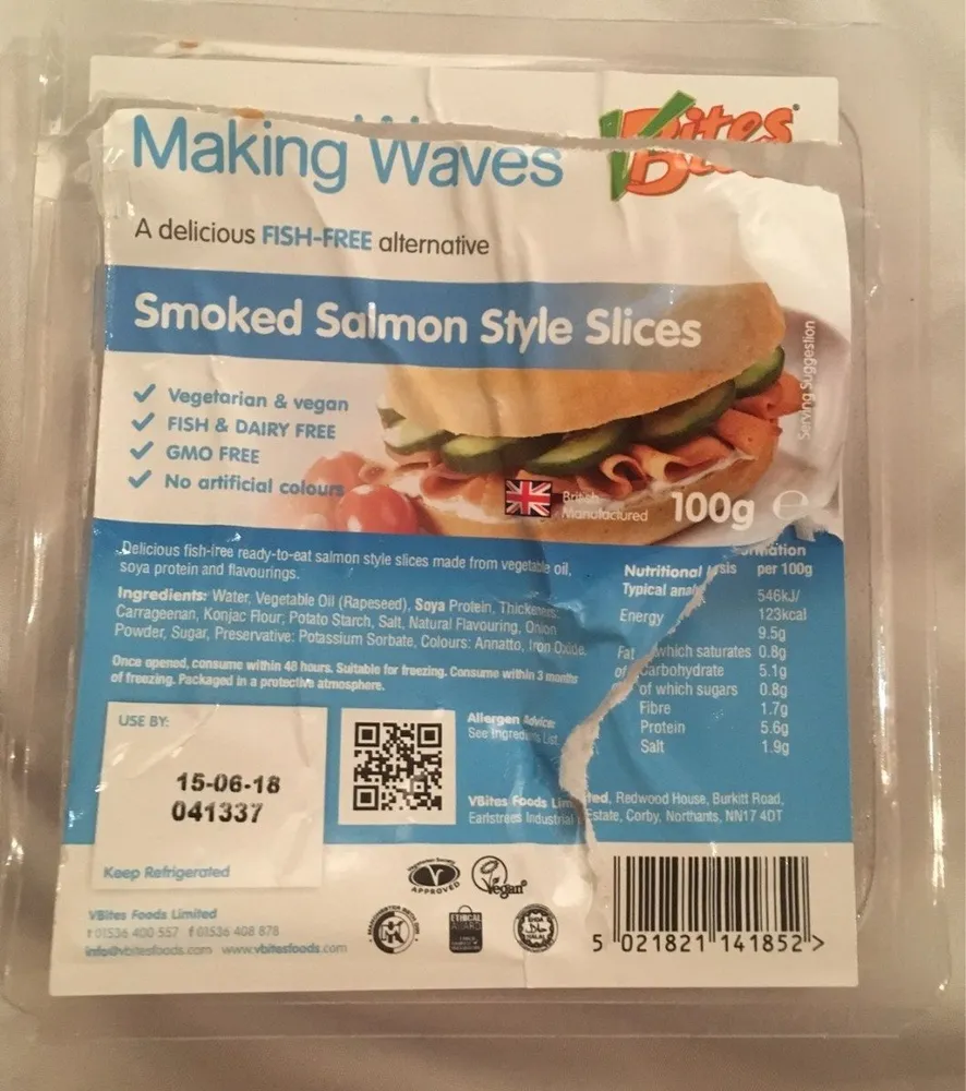 Making Waves Smoked Salmon Style Slices