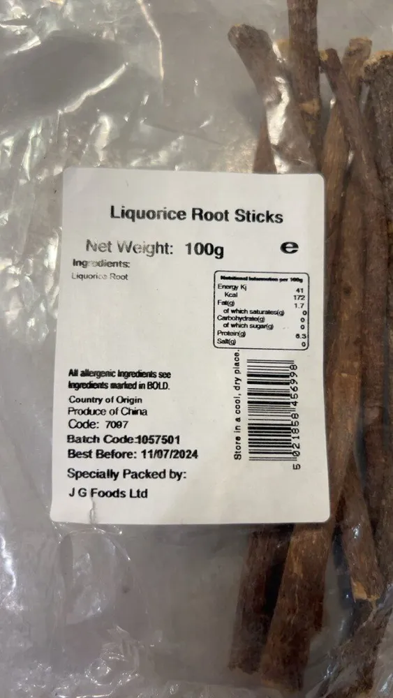 Liquorice Root Sticks
