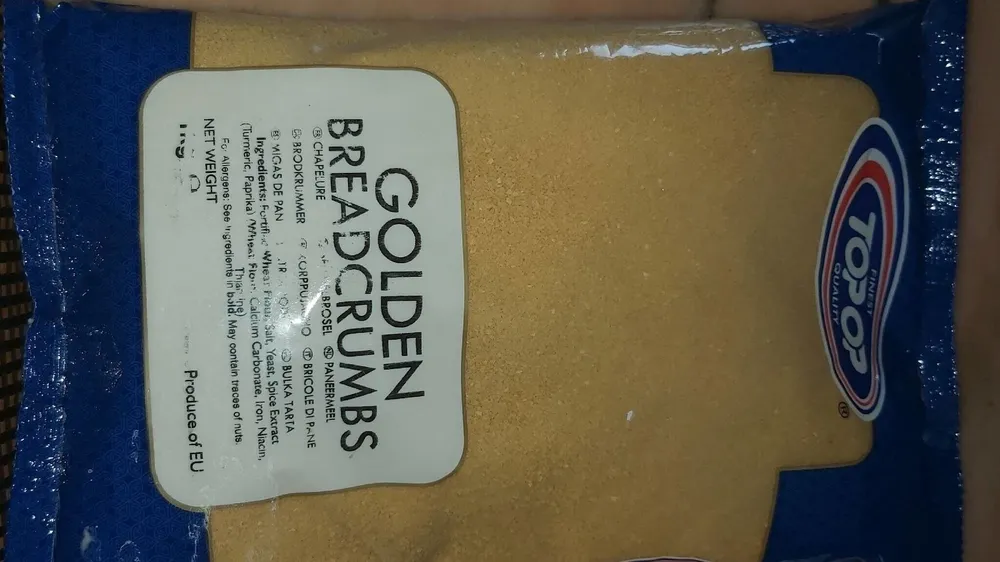 Golden breadcrumbs