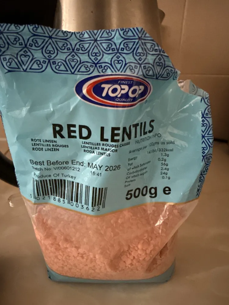 Red lentils