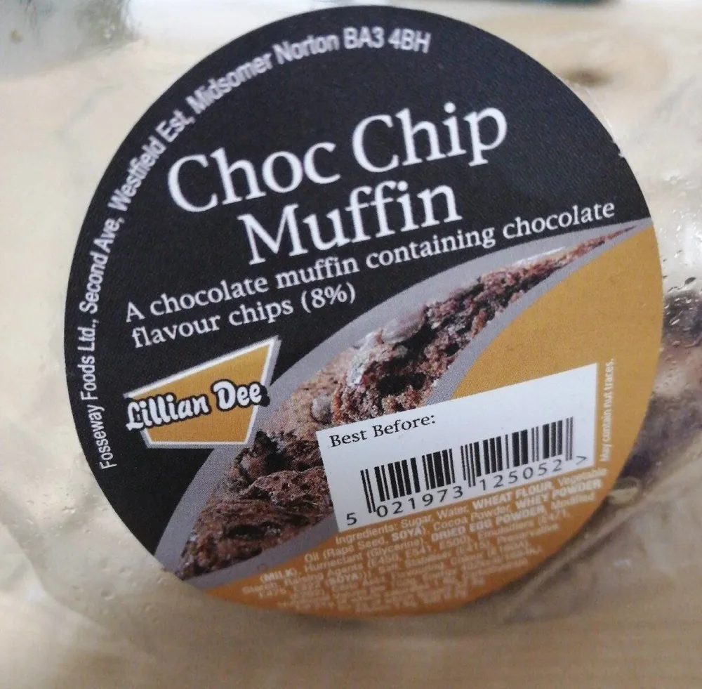 Choc chip muffin