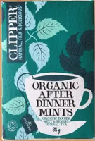 Organic after dinner mints