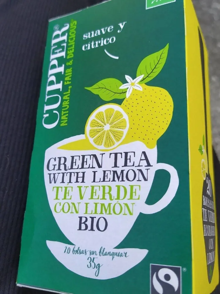 Te verde con limón BIO