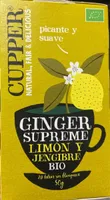 Ginger supeeme limón y jengibre BIO