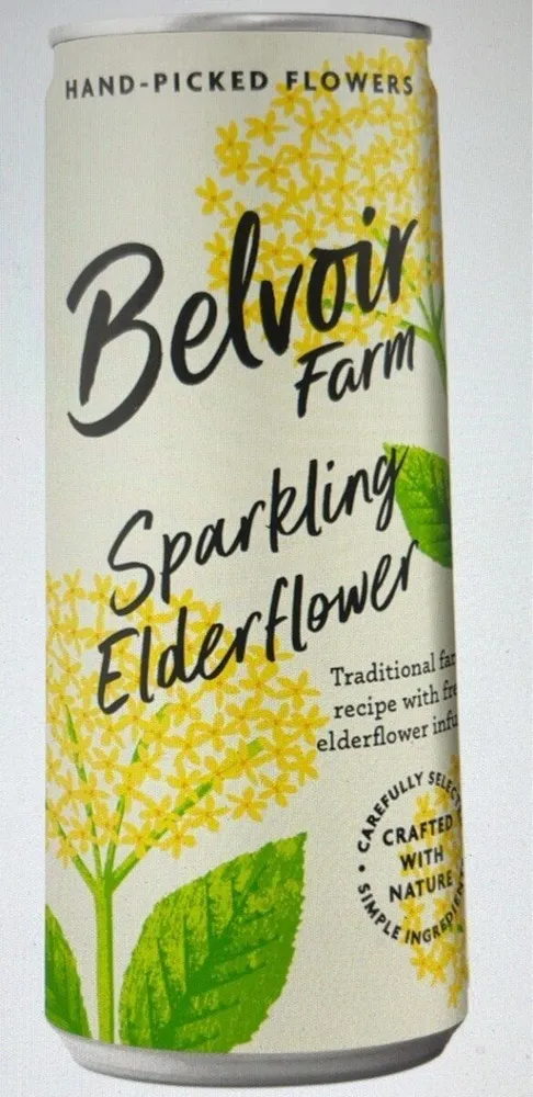 Boisson petillante fleur de sureau