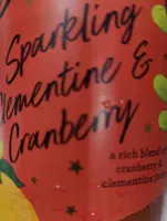 Sparkling clementine and cranberry