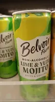 Lime and Yuzu Mojito Mocktail