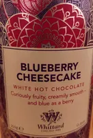 Blueberry cheesecake white hot chocolate