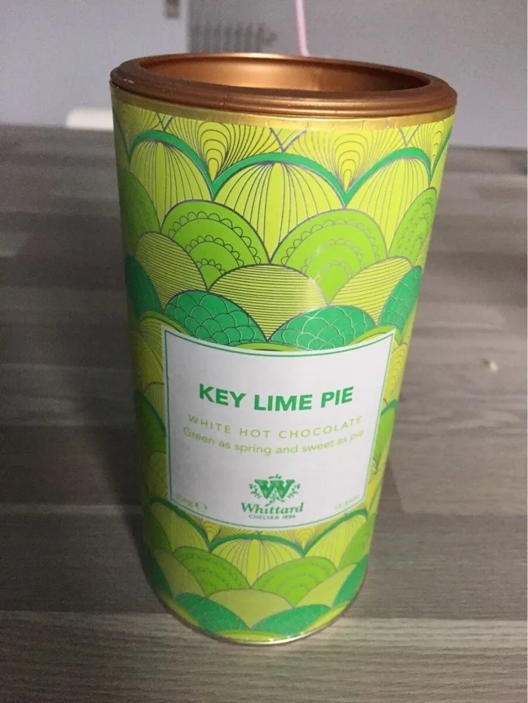 White hot chocolate key lime pie