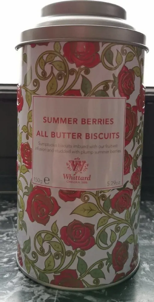 Summer berries all butter biscuits
