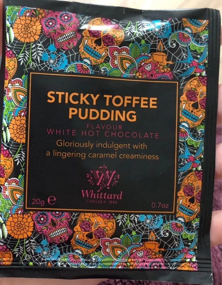 Sticky toffee pudding white hot chocolate