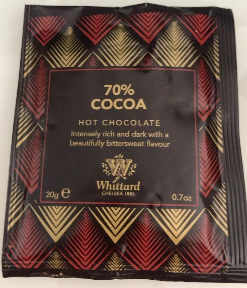 70% cocoa hot chocolate